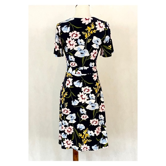 Ann Taylor Factory Flutter Sleeve Floral Dress - Picture 6 of 11
